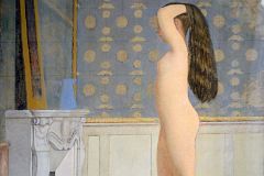 01B Nude Before A Mirror - Balthus 1955 - Robert Lehman Collection New York Metropolitan Museum Of Art